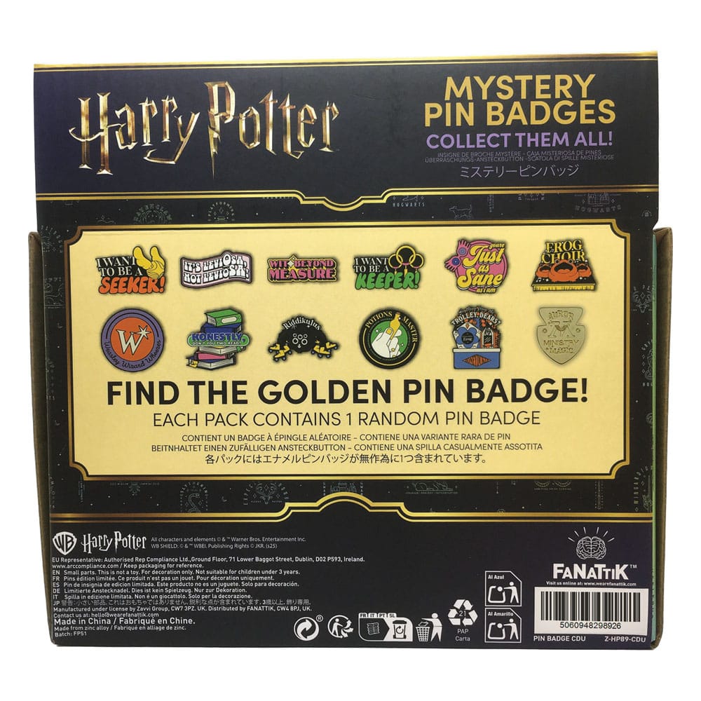 Harry Potter Ansteck-Pins Mystery Pin Badge Display (12) Image 2