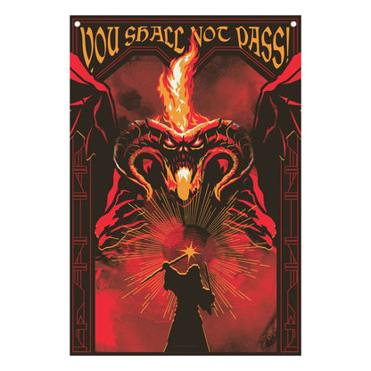 Herr der Ringe Wandbehang You shall not pass! 125 x 85 cm Image 1