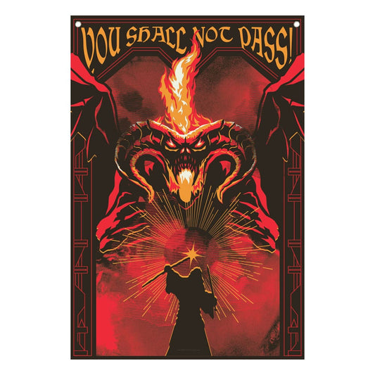 Herr der Ringe Wandbehang You shall not pass! 125 x 85 cm Image 1