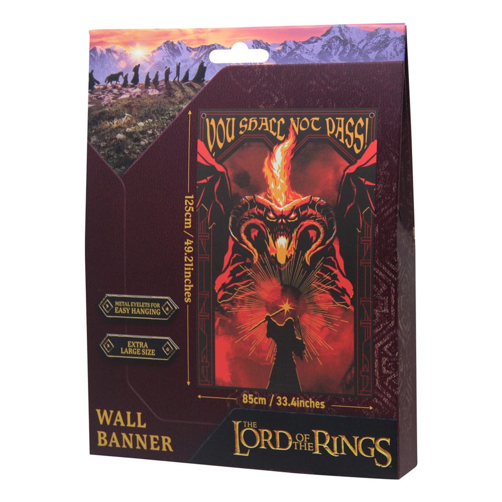 Herr der Ringe Wandbehang You shall not pass! 125 x 85 cm Image 2