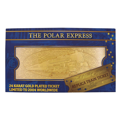 Der Polarexpress Replik Train Ticket 24k Gold Plated Limited Edition Image 6