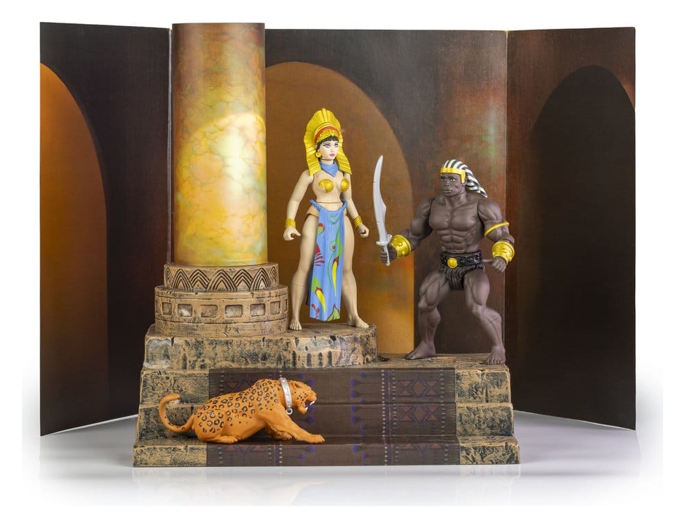 The Savage World of Frazetta Actionfiguren-Set Egyptian Queen & The Guard (Museum Edition) 14 cm Image 1