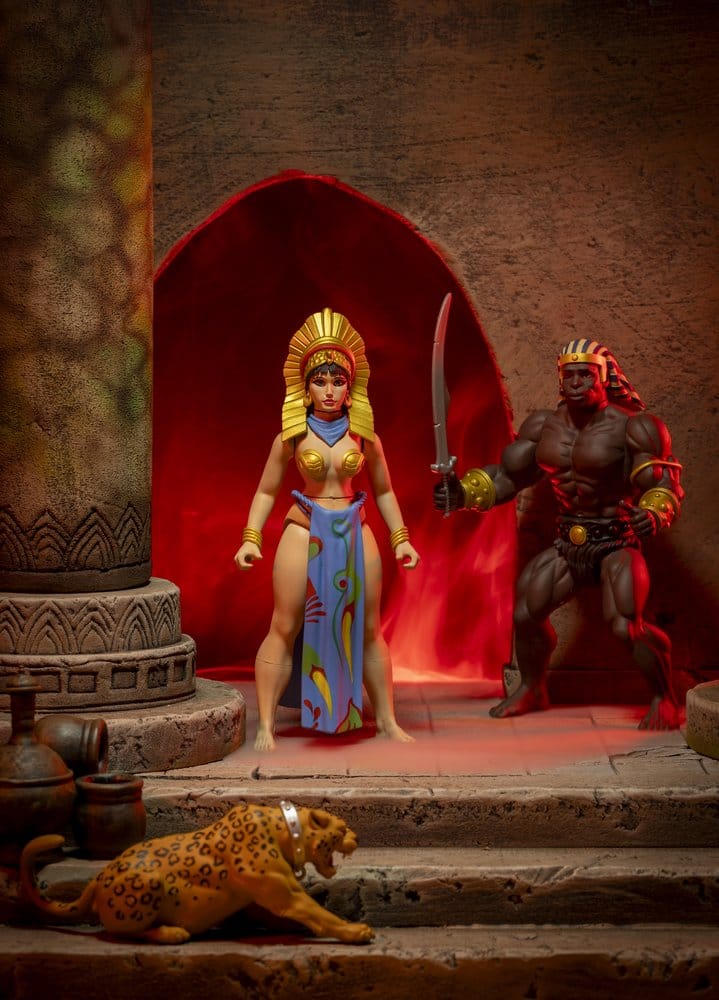 The Savage World of Frazetta Actionfiguren-Set Egyptian Queen & The Guard (Museum Edition) 14 cm Image 2