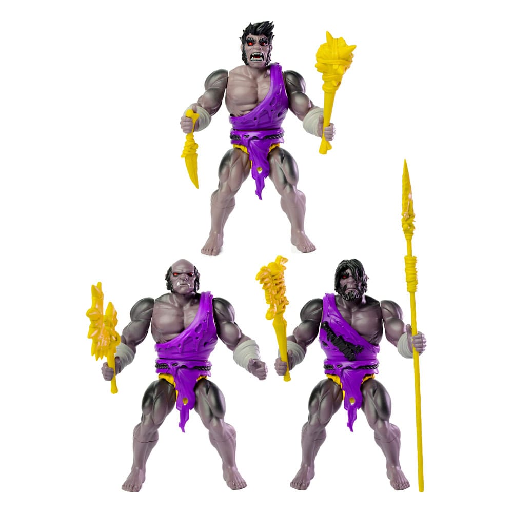 Legends of Dragonore Wave 2: Dragon Hunt Actionfiguren 3er-Pack Brukteror Cave Men 14 cm Image 1