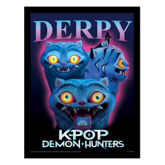 KPop Demon Hunters Collector Print Poster im Rahmen Derpy Image 1