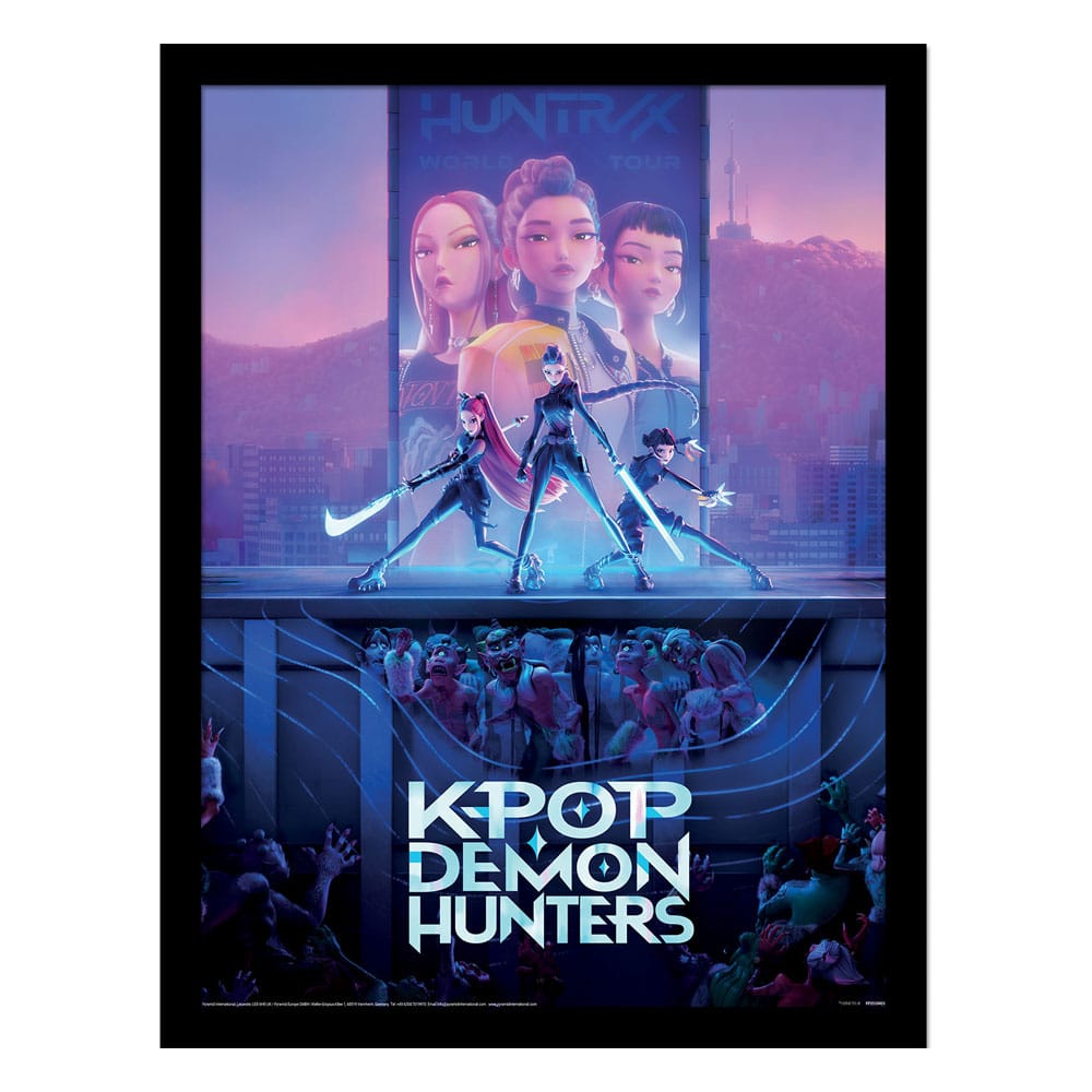 KPop Demon Hunters Collector Print Poster im Rahmen Movie Key Art Image 1