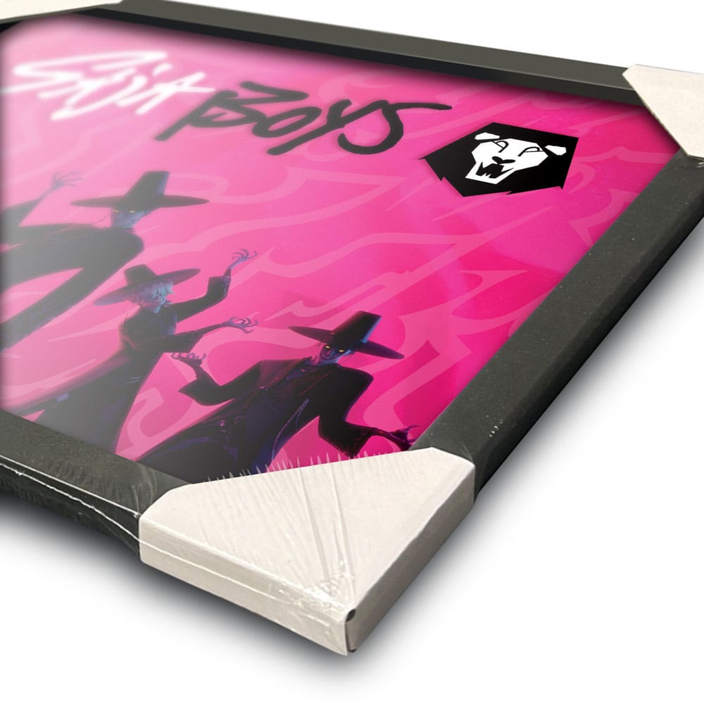 KPop Demon Hunters Collector Print Poster im Rahmen Saja Boys Idol Image 3