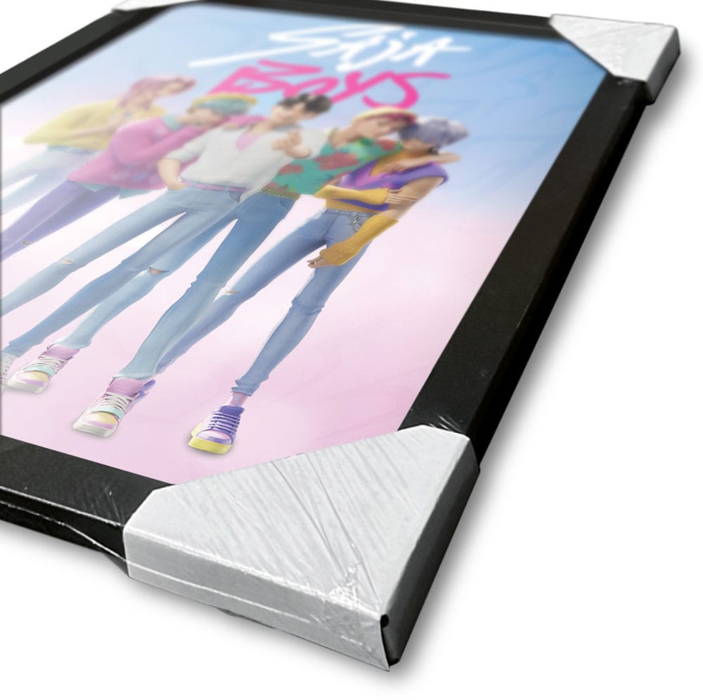 KPop Demon Hunters Collector Print Poster im Rahmen Saja Boys Image 3