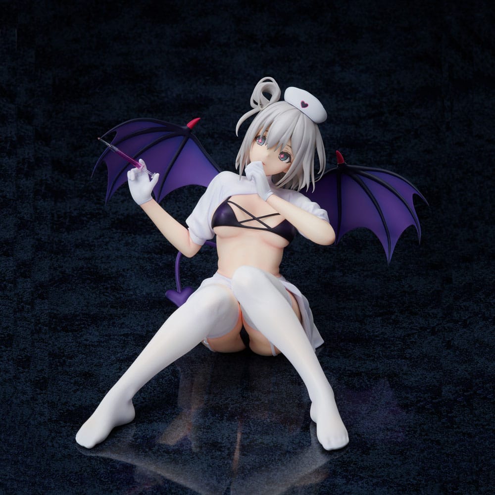 Azur Lane PVC Statue 1/4 Manchester: Midnight Devil in White 18 cm Image 3