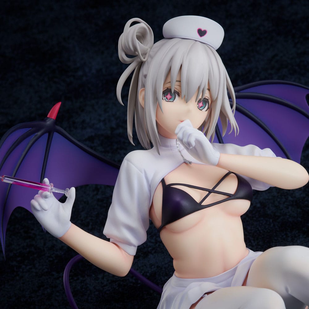 Azur Lane PVC Statue 1/4 Manchester: Midnight Devil in White 18 cm Image 9
