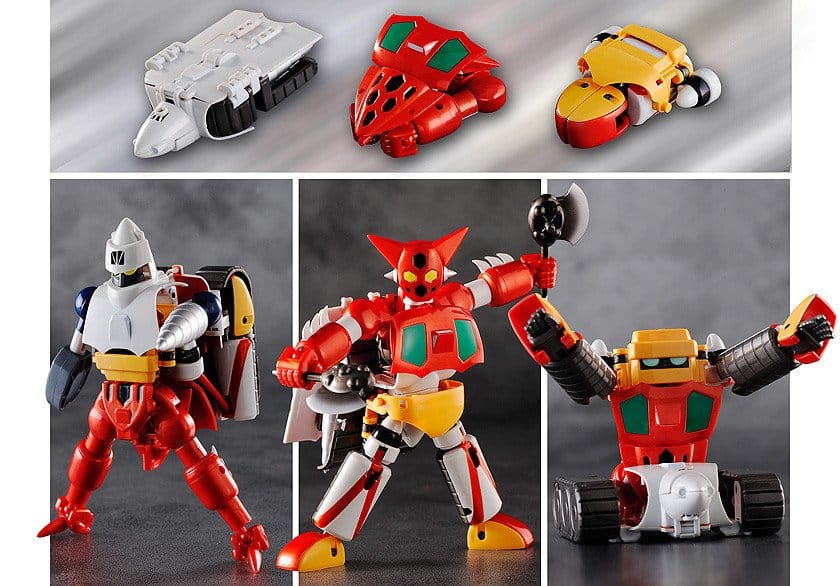 Getter Robo Actionfiguren 3er-Set Dynamic Change Getter Robo 12 cm Image 2
