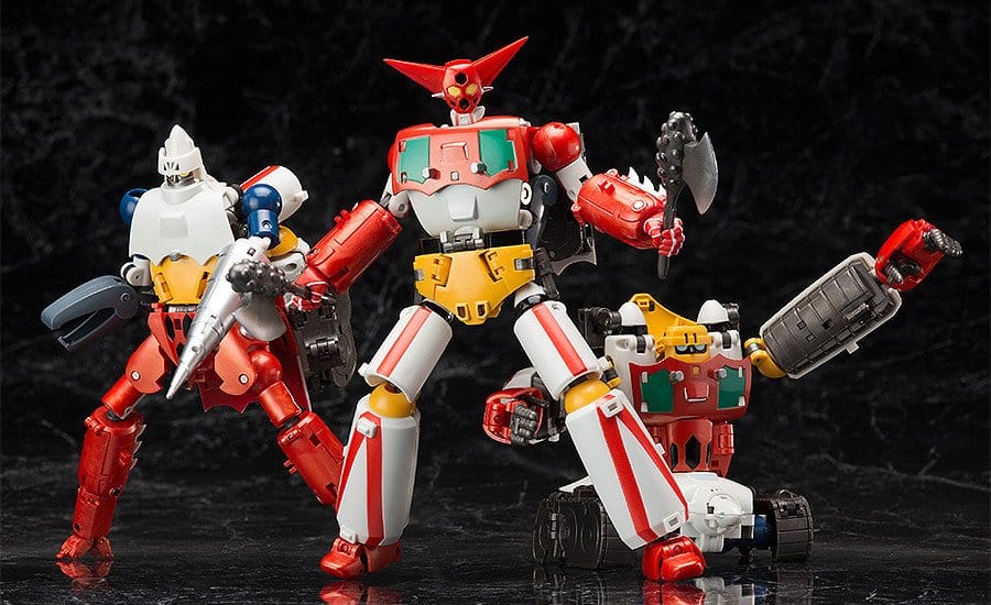 Getter Robo Dynamic Change R Actionfiguren Set (re-run) Image 11