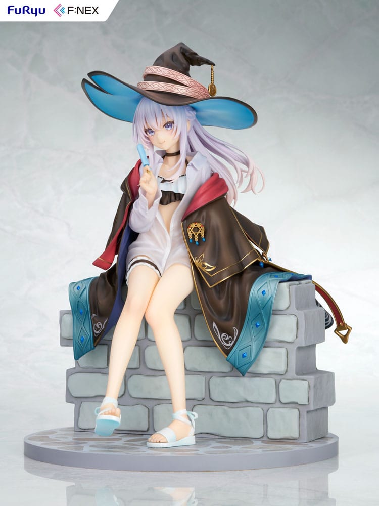 Wandering Witch: The Journey of Elaina F:NEX PVC Statue 1/7 Elaina Summer Vacation Ver. 22 cm Image 3