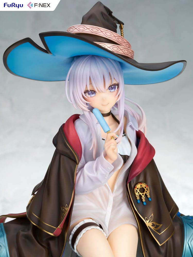 Wandering Witch: The Journey of Elaina F:NEX PVC Statue 1/7 Elaina Summer Vacation Ver. 22 cm Image 6