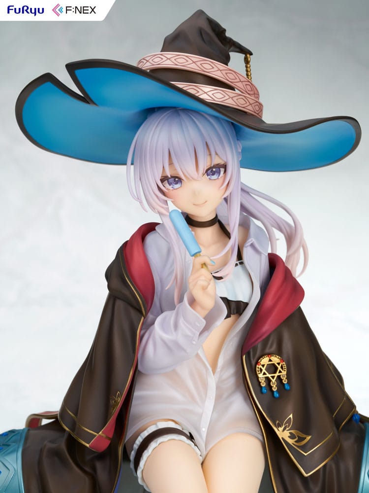 Wandering Witch: The Journey of Elaina F:NEX PVC Statue 1/7 Elaina Summer Vacation Ver. 22 cm Image 8