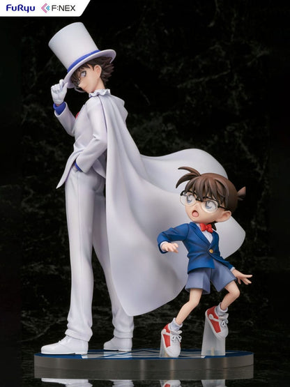 Detektiv Conan F:NEX PVC Statue 1/7 Conan Edogawa & Kid the Phantom Thief 29 cm Image 2