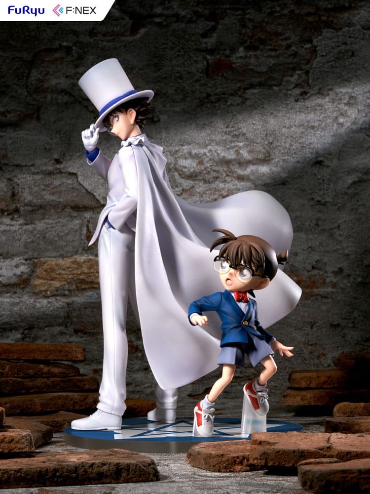 Detektiv Conan F:NEX PVC Statue 1/7 Conan Edogawa & Kid the Phantom Thief 29 cm Image 4