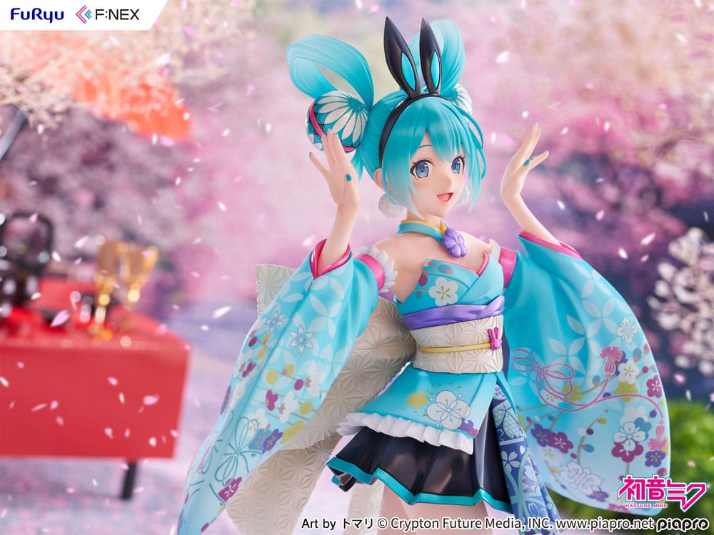 Hatsune Miku F:NEX PVC Statue 1/7 Hatsune Miku Wa-bunny 27 cm Image 5