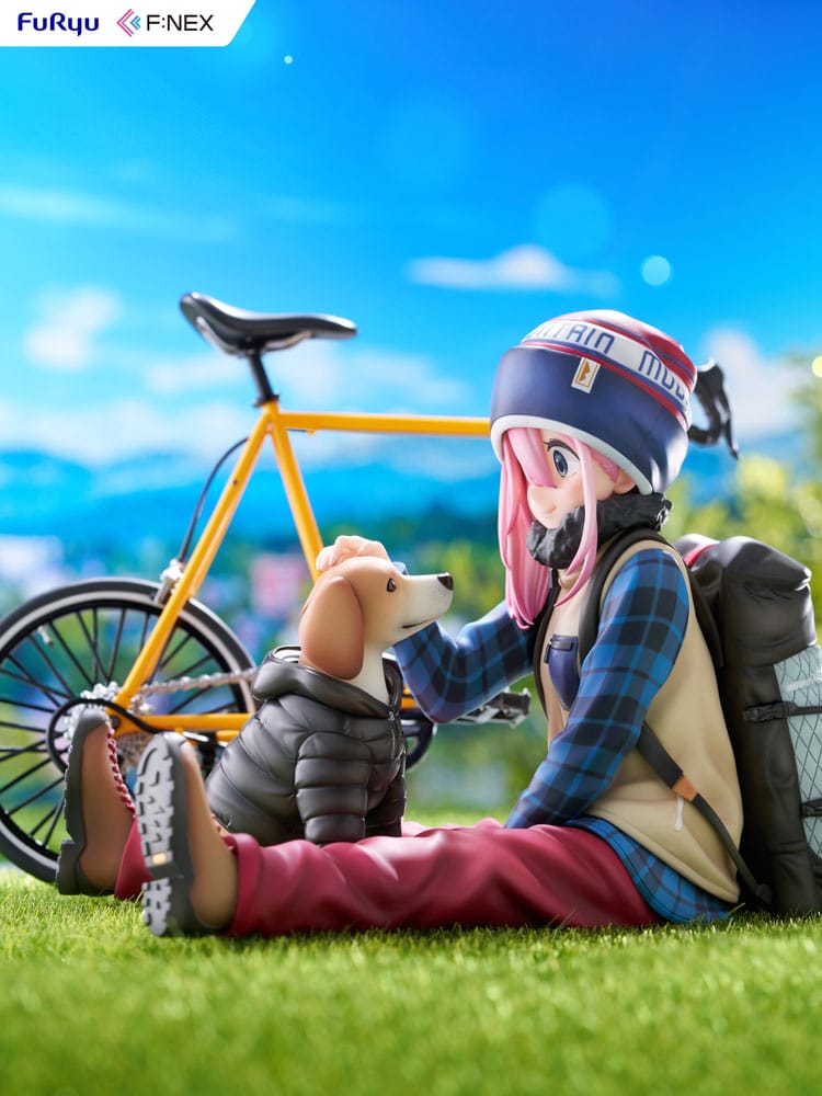 Laid Back Camp F:NEX PVC Statue 1/7 Nadeshiko Kagamihara 13 cm Image 8