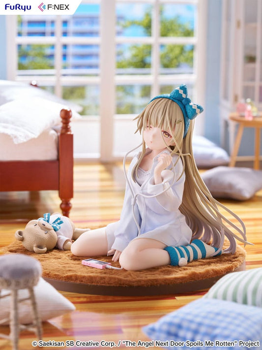 The Angel Next Door Spoils Me Rotten F:Nex PVC Statue 1/7 Mahiru Shiina Relax Ver. 14 cm Image 2