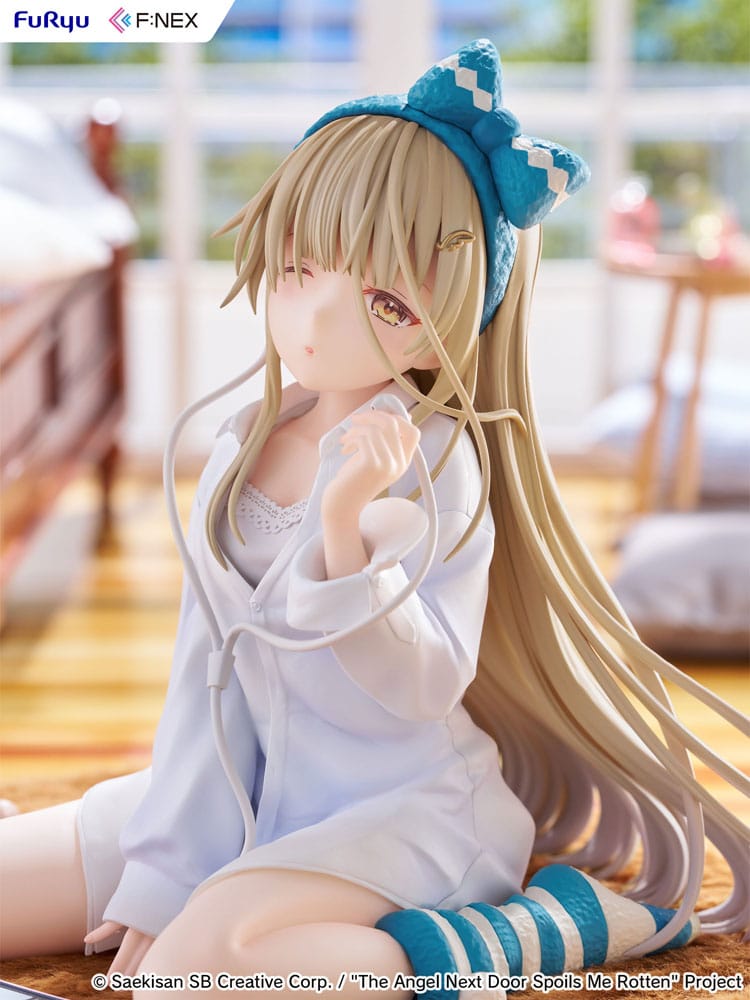 The Angel Next Door Spoils Me Rotten F:Nex PVC Statue 1/7 Mahiru Shiina Relax Ver. 14 cm Image 3