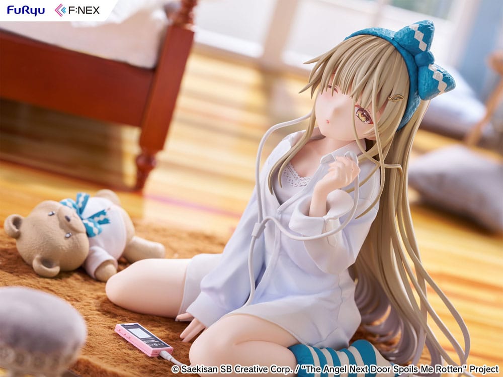 The Angel Next Door Spoils Me Rotten F:Nex PVC Statue 1/7 Mahiru Shiina Relax Ver. 14 cm Image 4