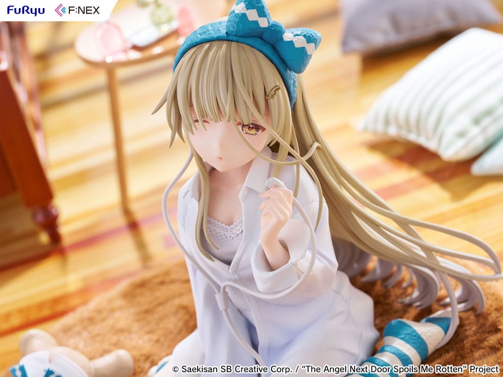 The Angel Next Door Spoils Me Rotten F:Nex PVC Statue 1/7 Mahiru Shiina Relax Ver. 14 cm Image 5