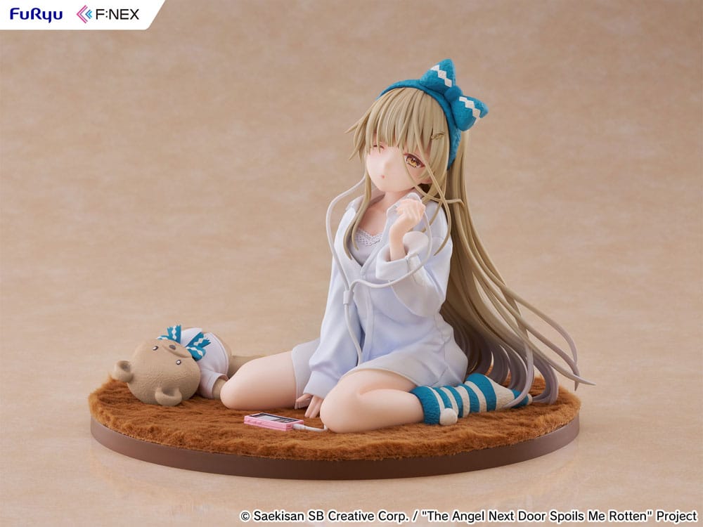 The Angel Next Door Spoils Me Rotten F:Nex PVC Statue 1/7 Mahiru Shiina Relax Ver. 14 cm Image 6