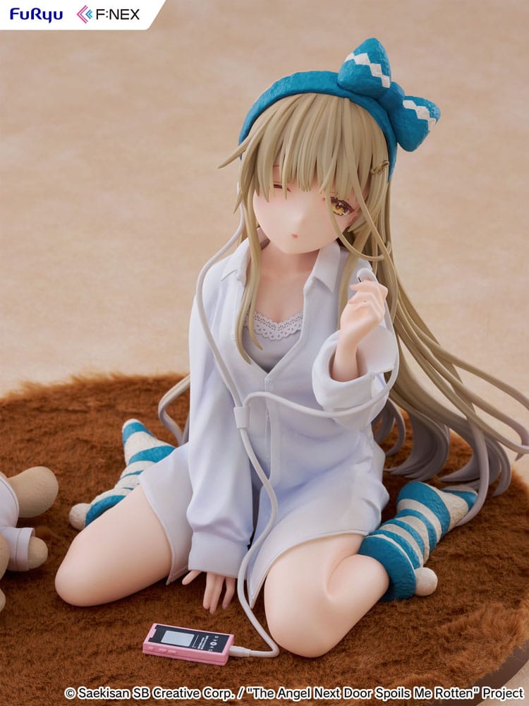 The Angel Next Door Spoils Me Rotten F:Nex PVC Statue 1/7 Mahiru Shiina Relax Ver. 14 cm Image 9