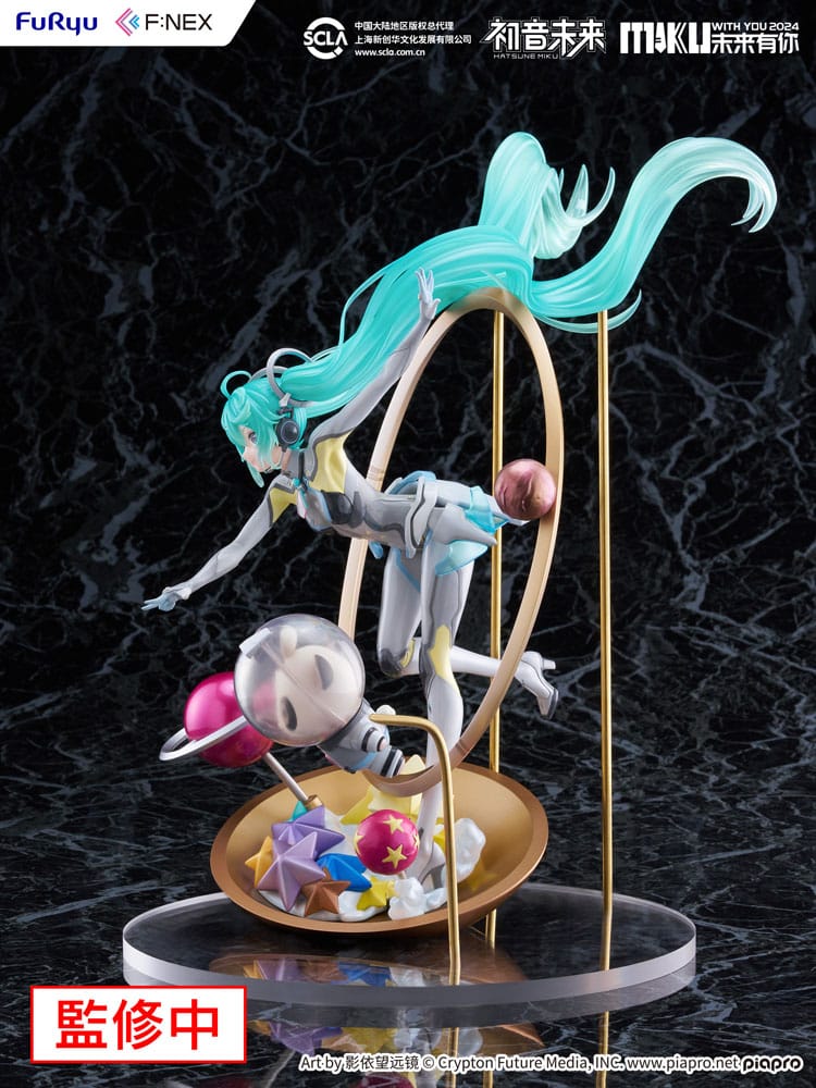 Hatsune Miku F:NEX PVC Statue 1/7 Miku with You 2024 Ver. 29 cm Image 3