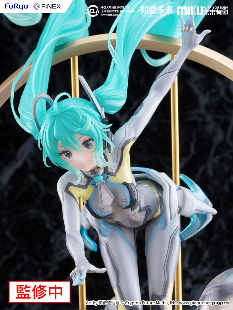 Hatsune Miku F:NEX PVC Statue 1/7 Miku with You 2024 Ver. 29 cm Image 5