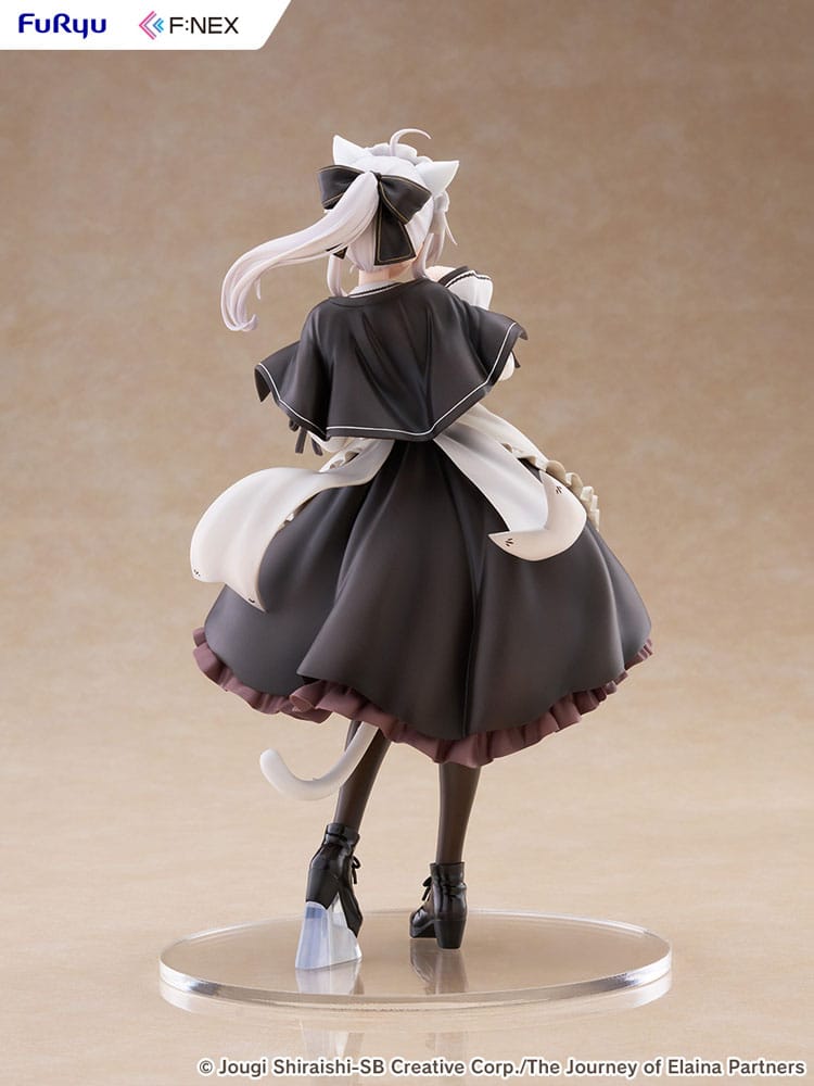 Wandering Witch: The Journey of Elaina F:NEX PVC Statue 1/7 Elaina Maid costume with cat ears Ver. 24 cm Image 3