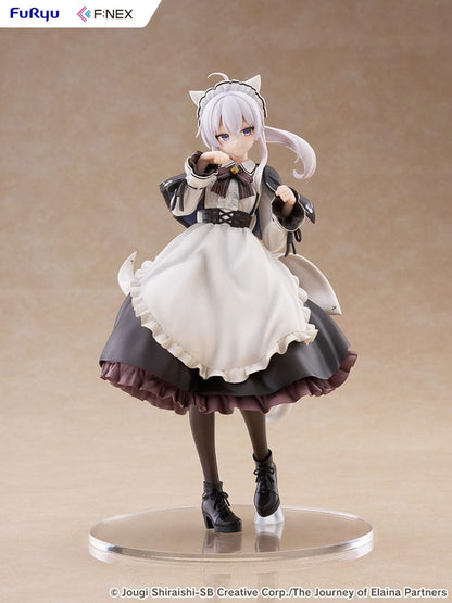 Wandering Witch: The Journey of Elaina F:NEX PVC Statue 1/7 Elaina Maid costume with cat ears Ver. 24 cm Image 4