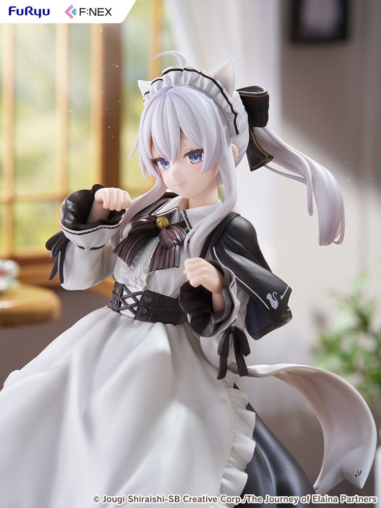 Wandering Witch: The Journey of Elaina F:NEX PVC Statue 1/7 Elaina Maid costume with cat ears Ver. 24 cm Image 10