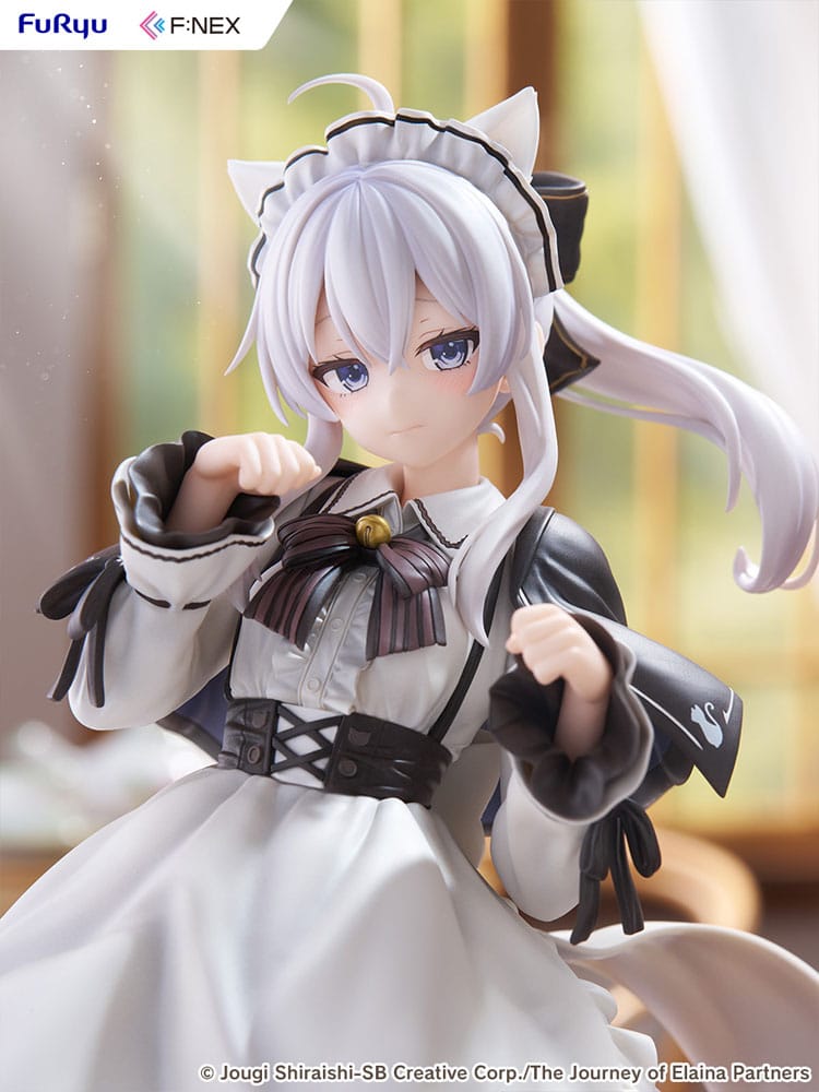 Wandering Witch: The Journey of Elaina F:NEX PVC Statue 1/7 Elaina Maid costume with cat ears Ver. 24 cm Image 11