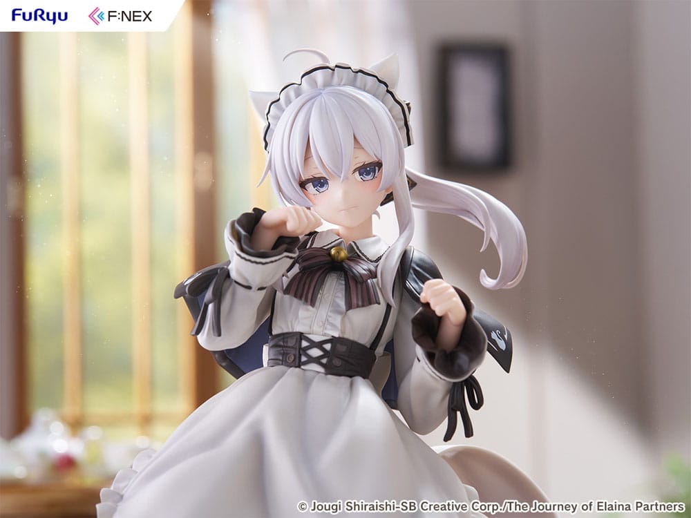 Wandering Witch: The Journey of Elaina F:NEX PVC Statue 1/7 Elaina Maid costume with cat ears Ver. 24 cm Image 13