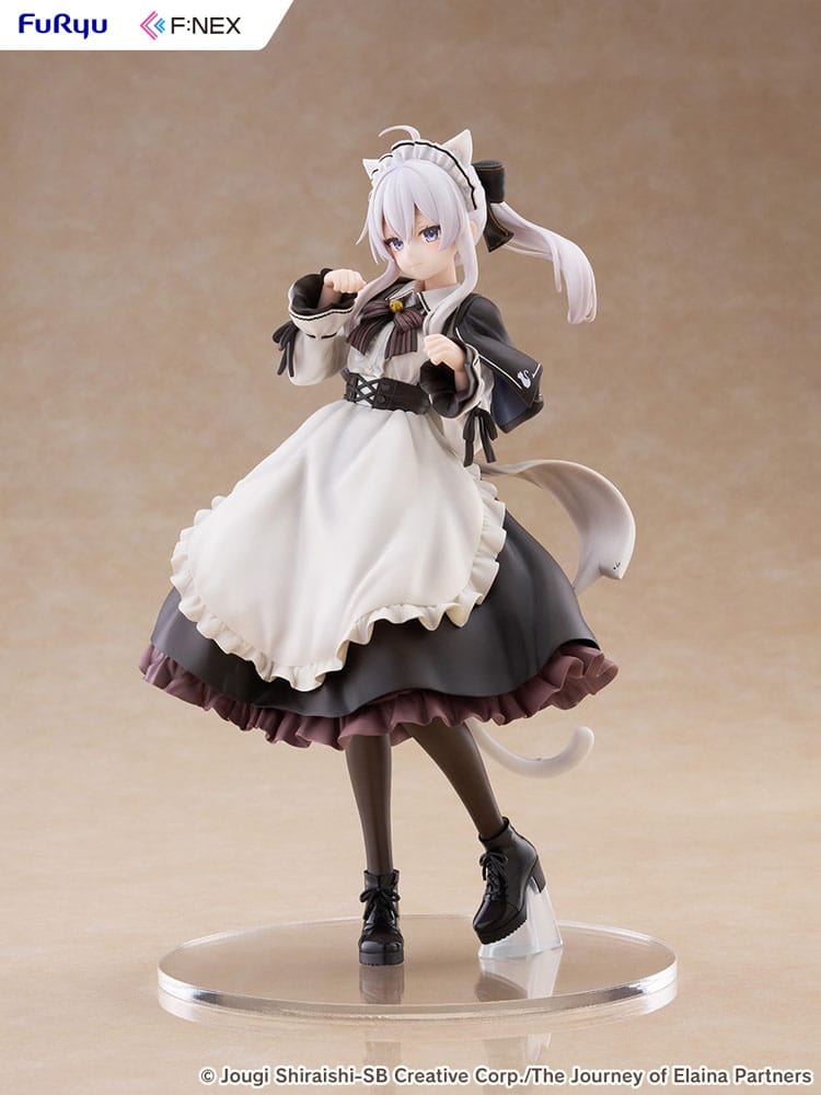 Wandering Witch: The Journey of Elaina F:NEX PVC Statue 1/7 Elaina Maid costume with cat ears Ver. 24 cm Image 15
