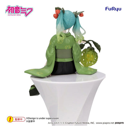 Hatsune Miku Noodle Stopper PVC Figur Flower Fairy Winter Cherry Green Color Ver. 15 cm Image 4