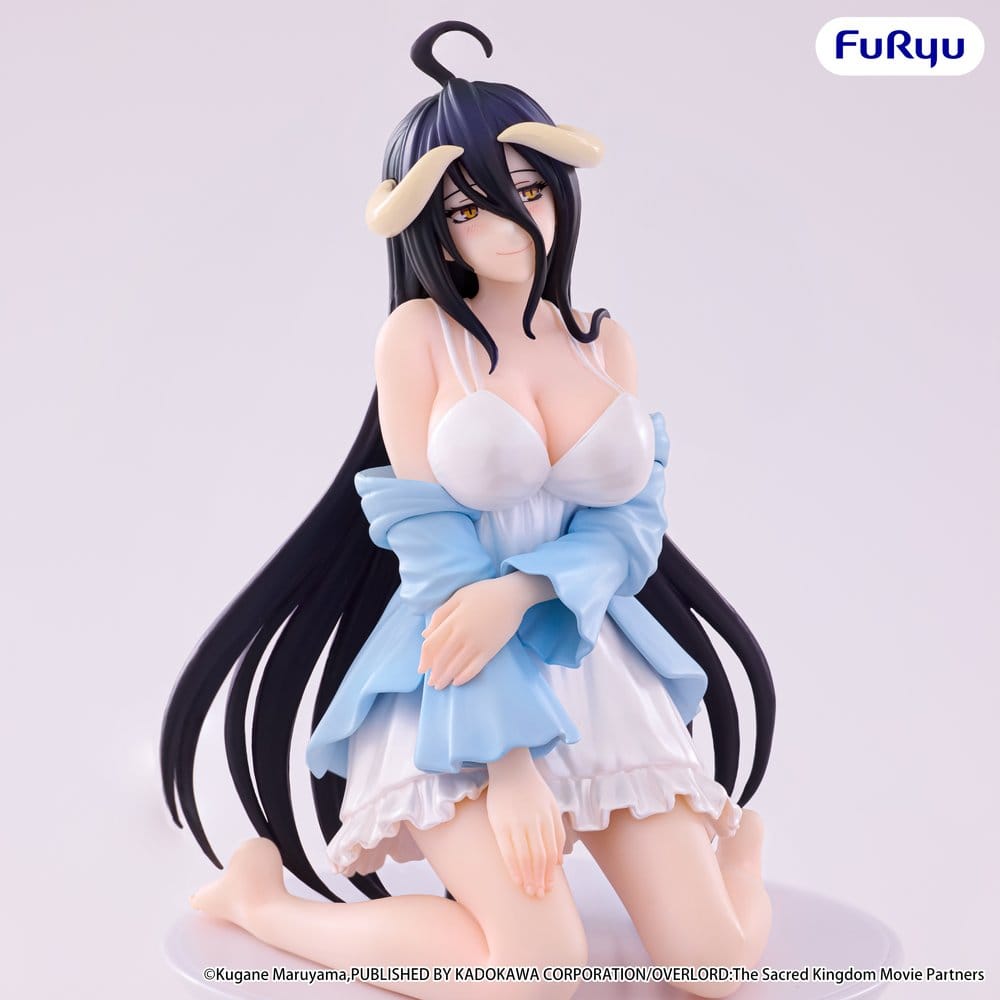 Overlord Noodle Stopper PVC Figur Albedo Loungewear Pearl White Ver. 12 cm Image 1