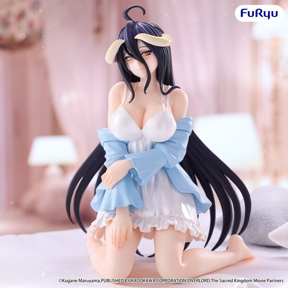 Overlord Noodle Stopper PVC Figur Albedo Loungewear Pearl White Ver. 12 cm Image 3