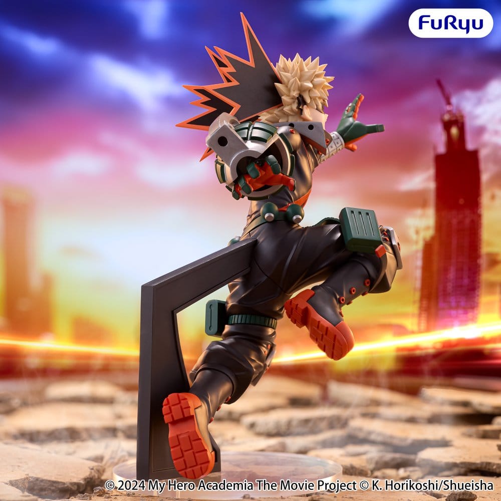 My Hero Academia: You're Next Muchute PVC Figur Katsuki Bakugo 25 cm Image 3