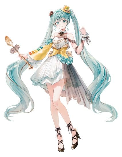 Hatsune Miku x Tirol Choco Collaboration PVC Figur Coffee Nougat Another Color Ver. 19 cm Image