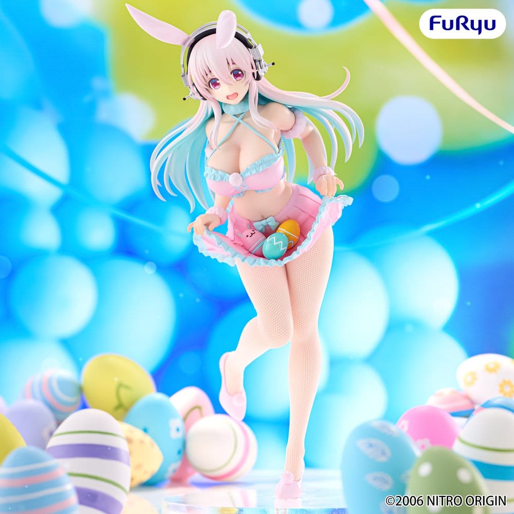 Super Sonico BiCute Bunnies PVC Figur Pastel Easter Ver. 29 cm Image 1