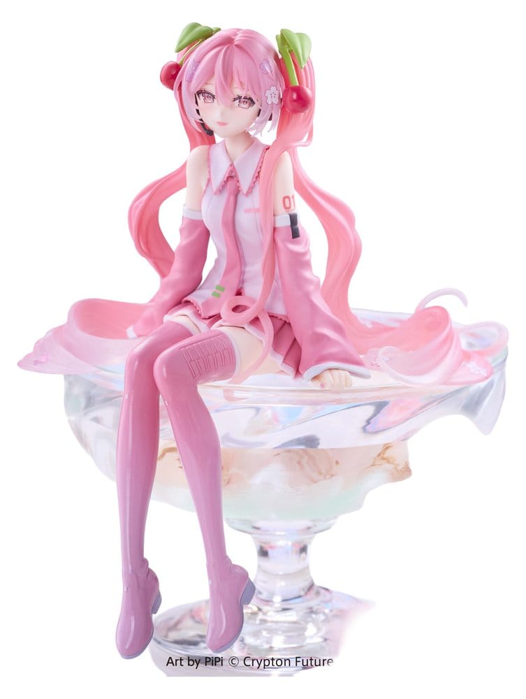 Hatsune Miku Noodle Stopper PVC Figur Sakura Miku 2026 Smile Ver. 14 cm Image 1