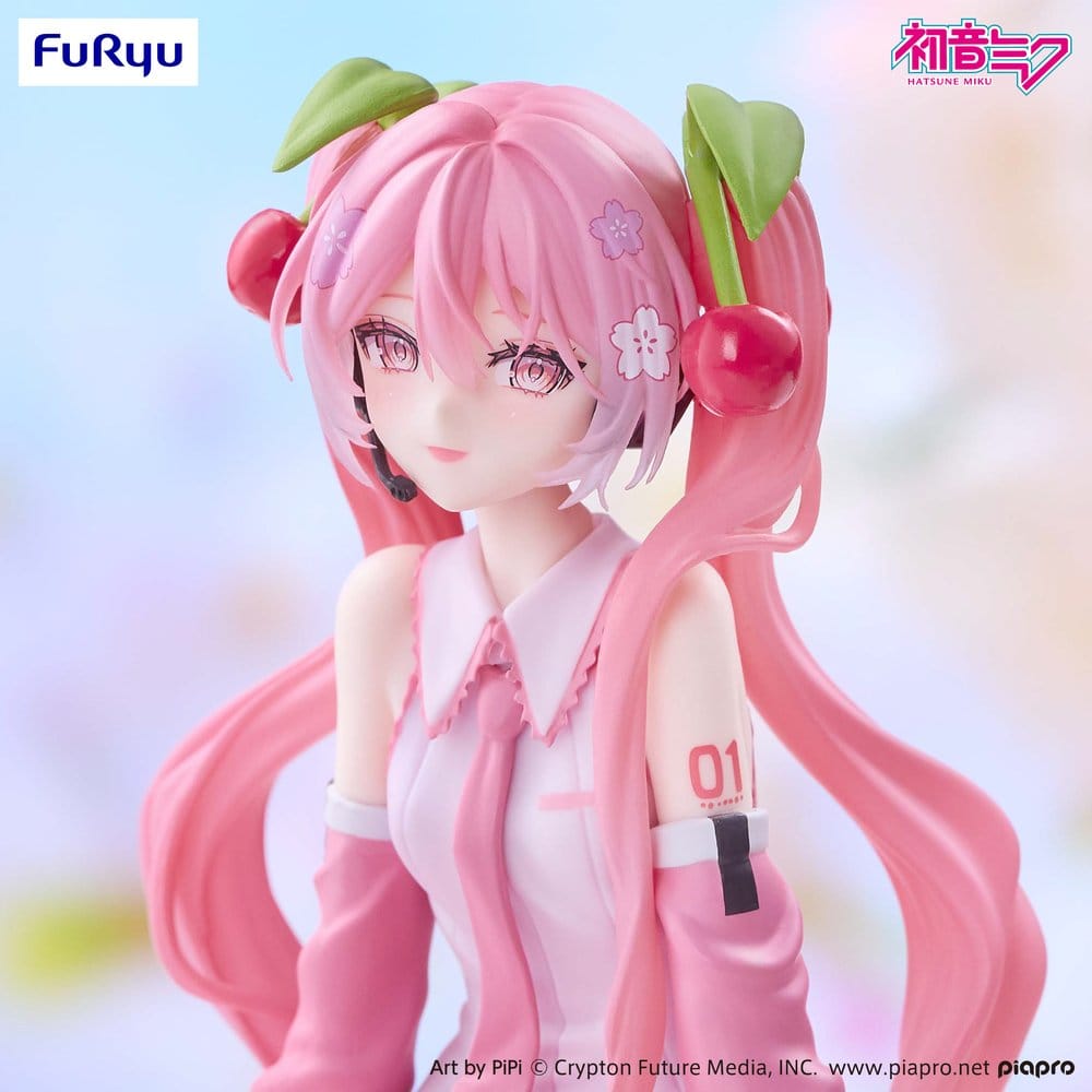 Hatsune Miku Noodle Stopper PVC Figur Sakura Miku 2026 Smile Ver. 14 cm Image 2