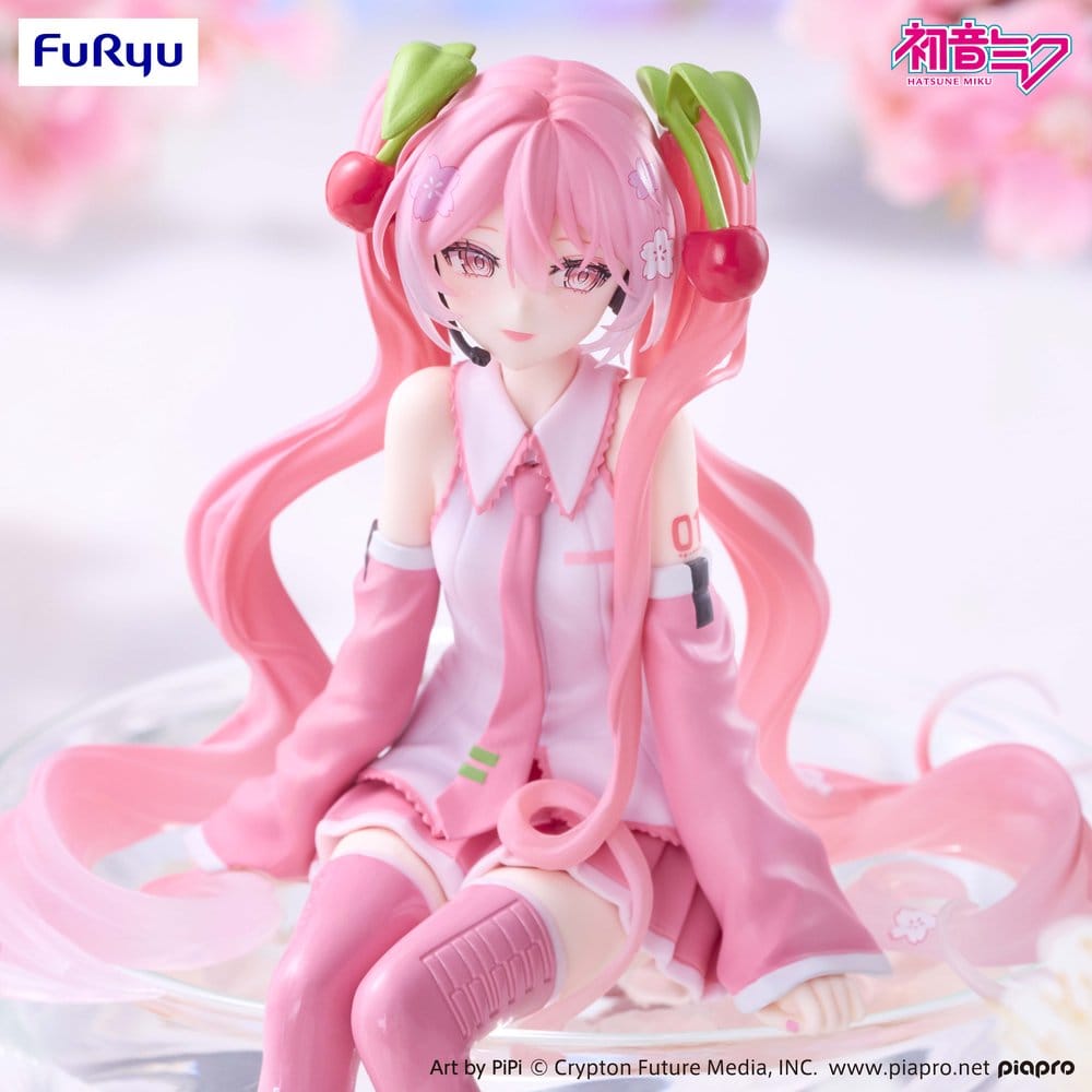 Hatsune Miku Noodle Stopper PVC Figur Sakura Miku 2026 Smile Ver. 14 cm Image 4