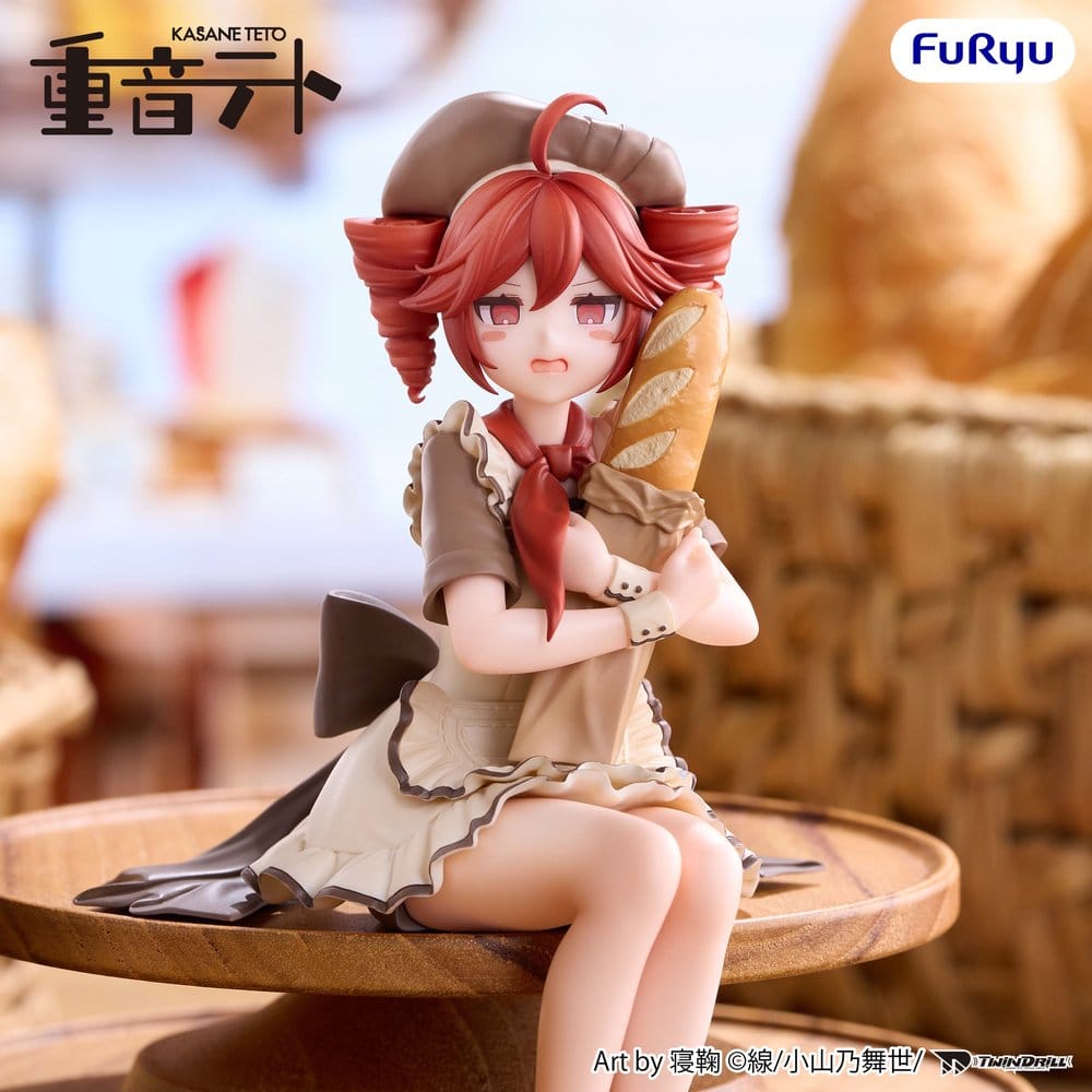 UTAU Noodle Stopper PVC Figur Kasane Teto Baguette Ver. 14 cm Image 2