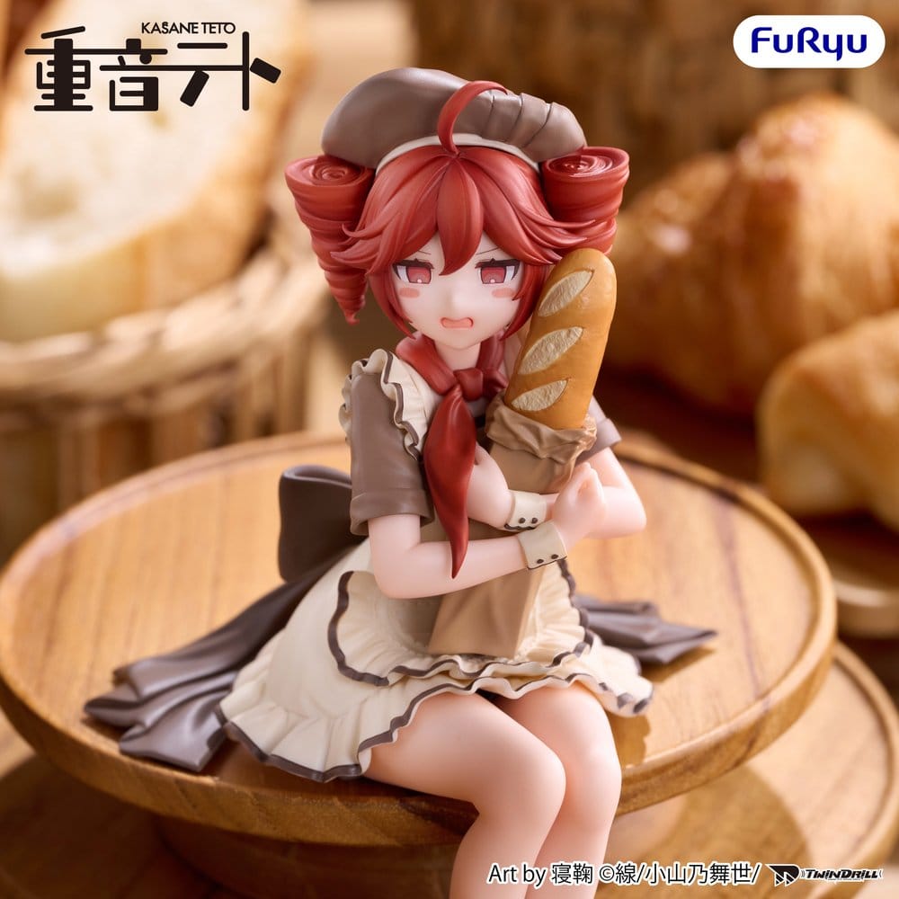 UTAU Noodle Stopper PVC Figur Kasane Teto Baguette Ver. 14 cm Image 3