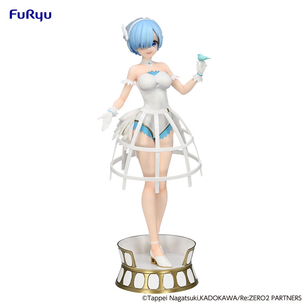 Re: Zero Exceed Creative PVC Statue Rem Cage Dress 22 cm Image 1