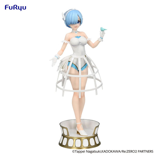Re: Zero Exceed Creative PVC Statue Rem Cage Dress 22 cm Image 1